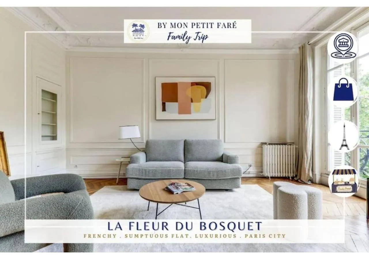 Apartment La Fleur Du Bosquet - Sumptuous- Eiffel Tower View